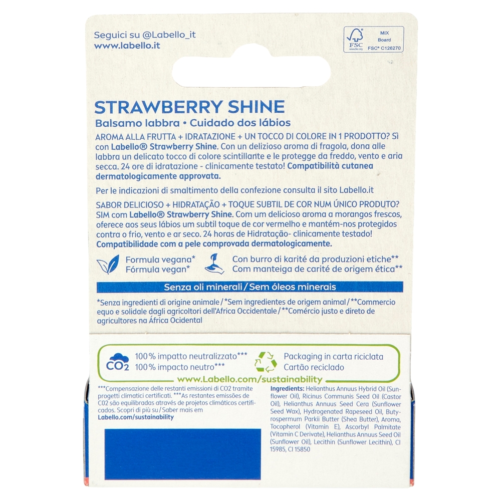 Labello Starwberry Shine 4,8 g